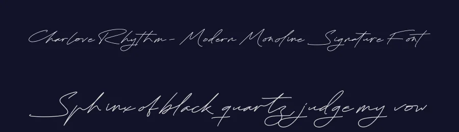 Charlove Rhythm – Modern Monoline Signature Font by stylishtype.co — Script Handwritten Font — thumbnail 2
