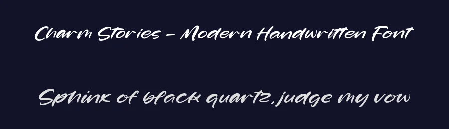 Charm Stories – Modern Handwritten Font by letterenastudios — Script Handwritten Font — thumbnail 2