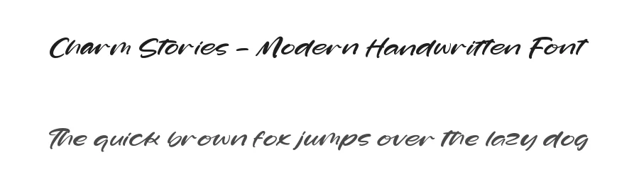 Charm Stories – Modern Handwritten Font by letterenastudios — Script Handwritten Font