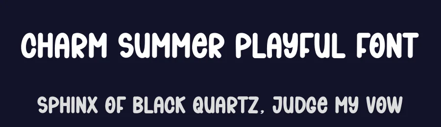 Charm Summer Playful Font by andikastudio — Display Font — thumbnail 2