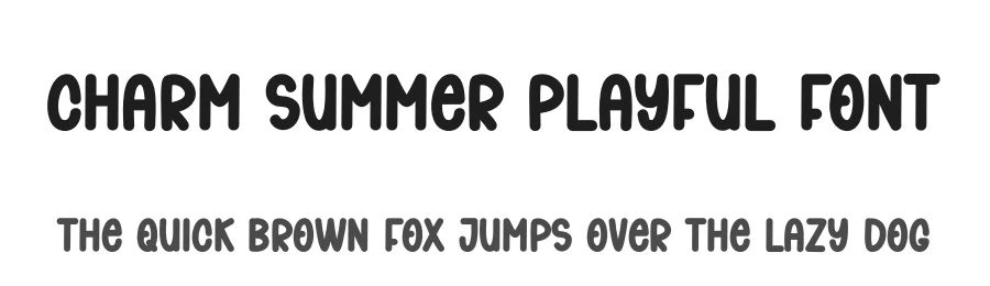 Charm Summer Playful Font by andikastudio — Display Font