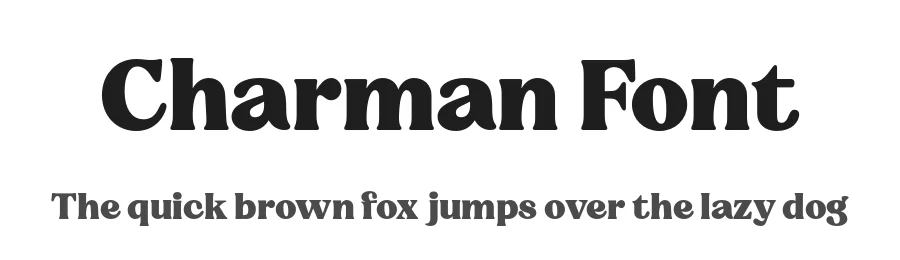 Charman Font by Propertype — Serif Font