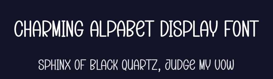 Charming Alpabet Display Font by creativeletter — Display Font — thumbnail 2
