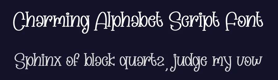 Charming Alphabet Script Font by creativeletter — Display Font — thumbnail 2