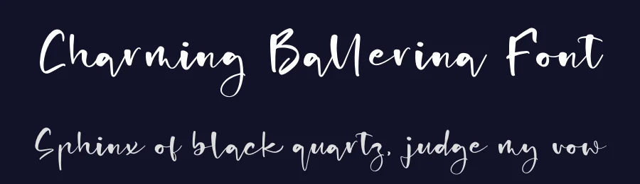 Charming Ballerina Font by letterenastudios — Script Handwritten Font — thumbnail 2