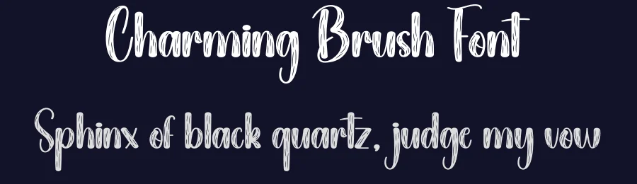 Charming Brush Font by creativeletter — Script Handwritten Font — thumbnail 2