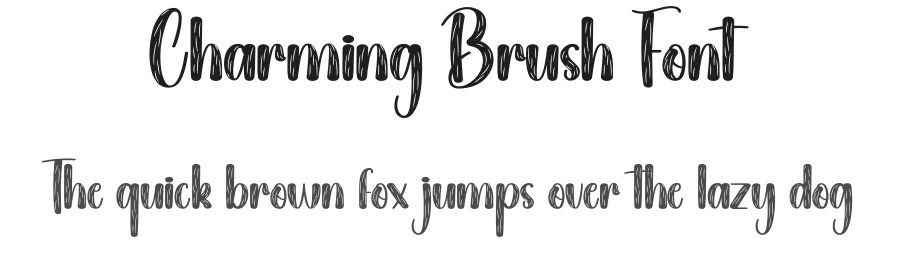 Charming Brush Font by creativeletter — Script Handwritten Font