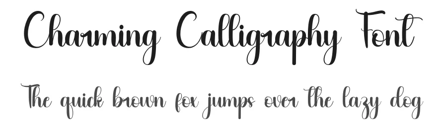 Charming Calligraphy Font by inermediaSTUDIO — Script Handwritten Font