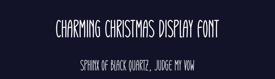 Charming Christmas Display Font by creativeletter — Display Font — thumbnail 2