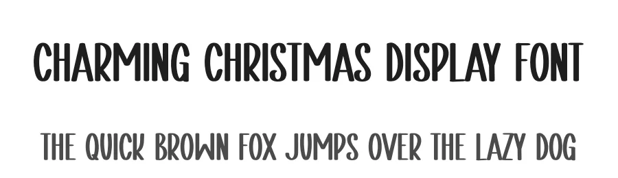 Charming Christmas Display Font by Craftedtype — Decorative Font