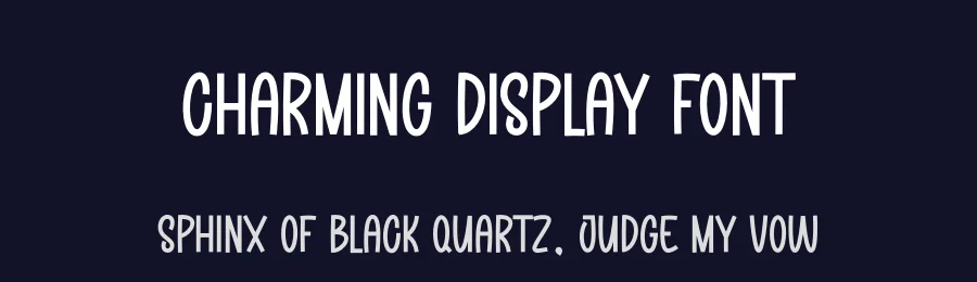 Charming Display Font by creativeletter — Display Font — thumbnail 2