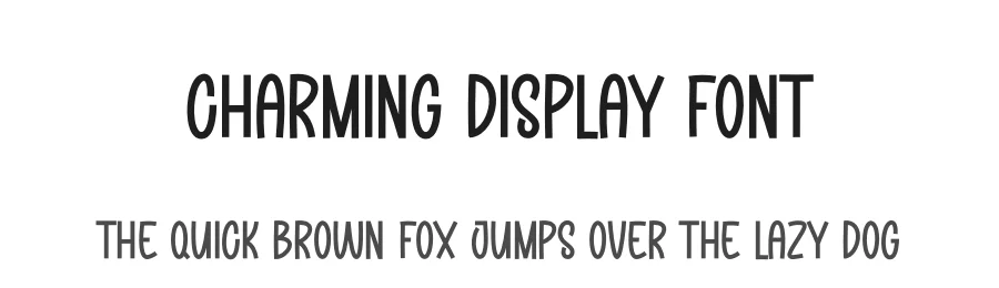 Charming Display Font by creativeletter — Display Font