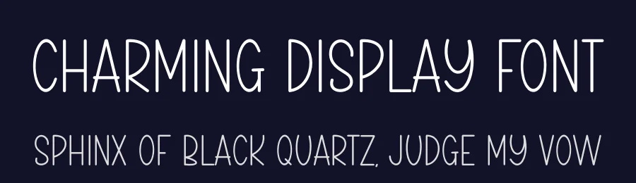 Charming Display Font by Craftedtype — Decorative Font — thumbnail 2