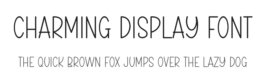 Charming Display Font by Craftedtype — Decorative Font