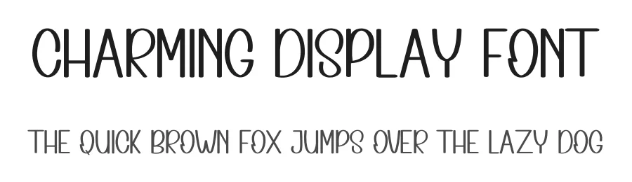 Charming Display Font by inermediaSTUDIO — Display Font