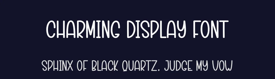 Charming Display Font by creativeletter — Display Font — thumbnail 2