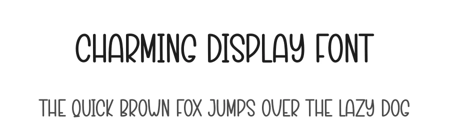 Charming Display Font by creativeletter — Display Font