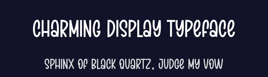 Charming Display Typeface by creativeletter — Script Handwritten Font — thumbnail 2