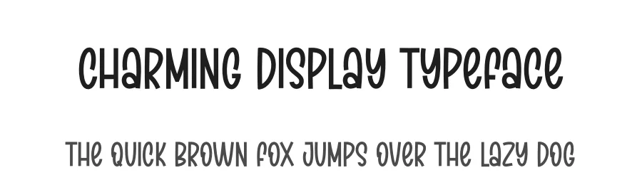 Charming Display Typeface by creativeletter — Script Handwritten Font