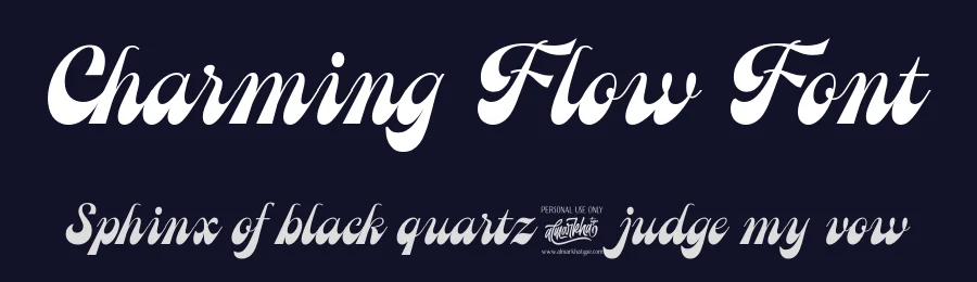 Charming Flow Font by Almarkha Type — Script Handwritten Font — thumbnail 2