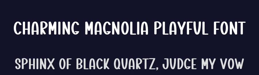 Charming Magnolia Playful Font by freshtypeink — Display Font — thumbnail 2