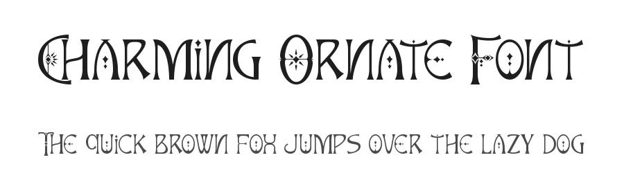 Charming Ornate Font by Thomas Aradea — Serif Font