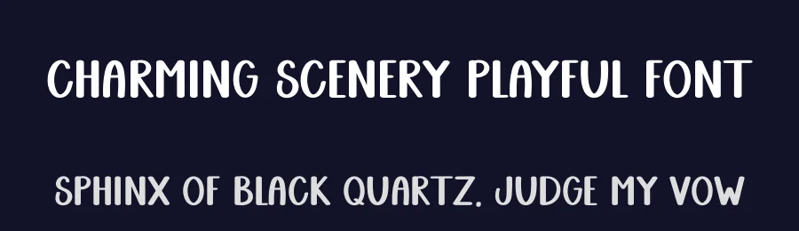 Charming Scenery Playful Font by inermediaSTUDIO — Display Font — thumbnail 2