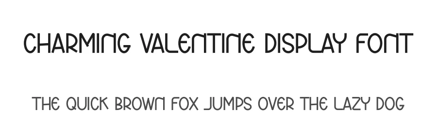 Charming Valentine Display Font by andikastudio — Display Font