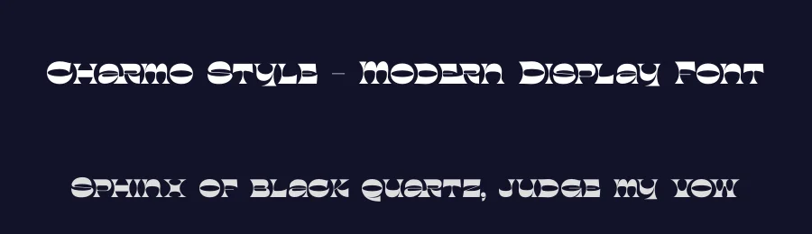 Charmo Style – Modern Display Font by timelesstype.co — Display Font — thumbnail 2