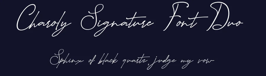Charoly Signature Font Duo by burntilldead — Serif Font — thumbnail 2