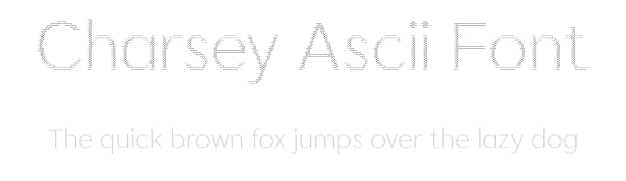 Charsey Ascii Font by craftsupplyco — Display Font