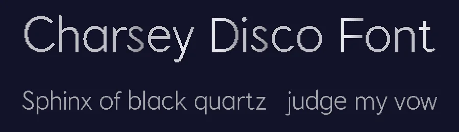Charsey Disco Font by craftsupplyco — Display Font — thumbnail 2