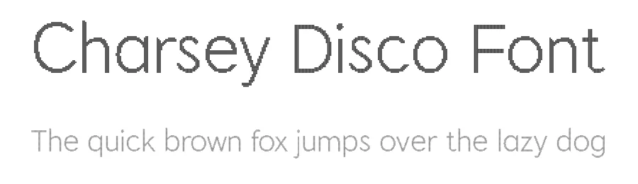 Charsey Disco Font by craftsupplyco — Display Font