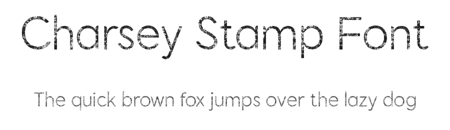 Charsey Stamp Font by craftsupplyco — Sans Serif Font