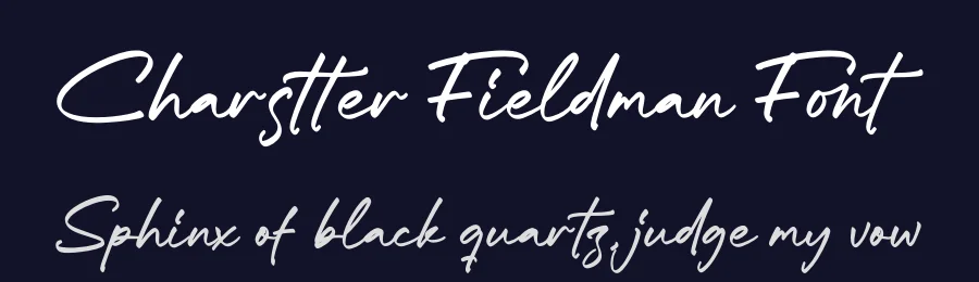 Charstter Fieldman Font by glorytype — Script Handwritten Font — thumbnail 2