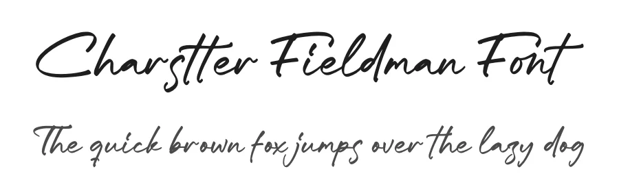 Charstter Fieldman Font by glorytype — Script Handwritten Font