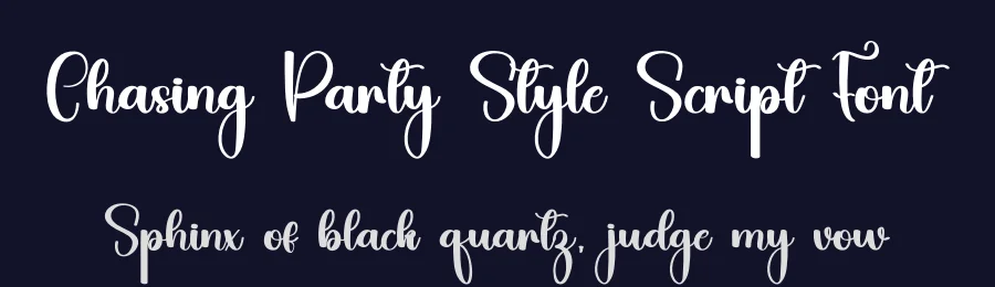Chasing Party Style Script Font by inermediaSTUDIO — Script Handwritten Font — thumbnail 2