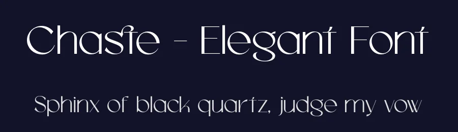 Chaste – Elegant Font by roomspace.cl — Serif Font — thumbnail 2