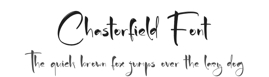 Chastorfield Font by glorytype — Script Handwritten Font