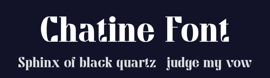 Chatine Font by craftsupplyco — Display Font — thumbnail 2