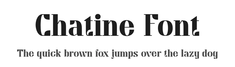 Chatine Font by craftsupplyco — Display Font