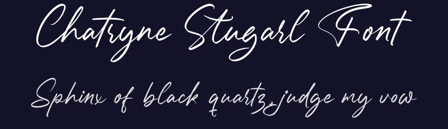 Chatryne Stugarl Font by stylishtype.co — Script Handwritten Font — thumbnail 2