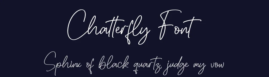 Chatterfly Font by perspectype — Script Handwritten Font — thumbnail 2