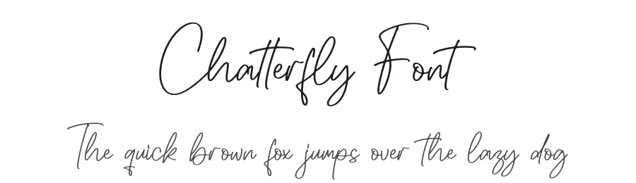 Chatterfly Font by perspectype — Script Handwritten Font