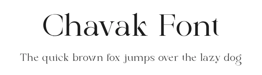 Chavak Font by pentagonistudio — Serif Font