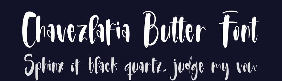 Chavezlafia Butter Font by glorytype — Display Font — thumbnail 2