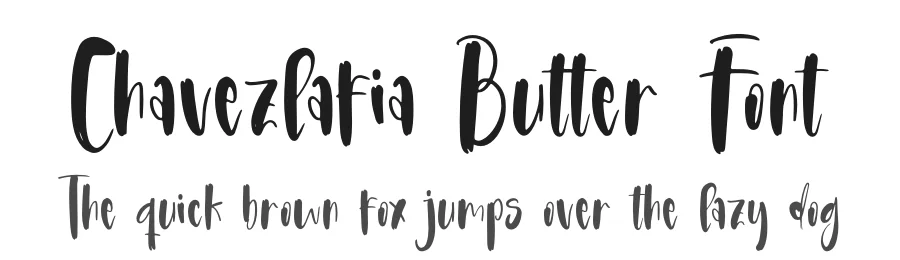 Chavezlafia Butter Font by glorytype — Display Font
