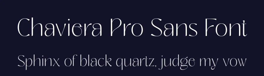 Chaviera Pro Sans Font by INKSUN™ — Sans Serif Font — thumbnail 2