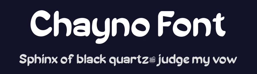 Chayno Font by twinletter — Display Font — thumbnail 2