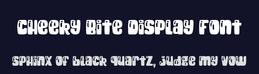 Cheeky Bite Display Font by Amber Nest Design — Display Font — thumbnail 2
